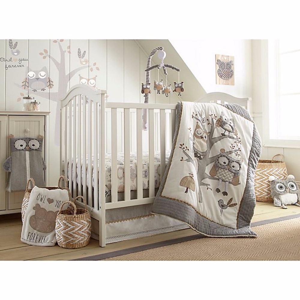 Levtex Baby® Night Owl 5-Piece Crib Bedding Set